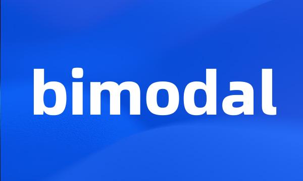 bimodal