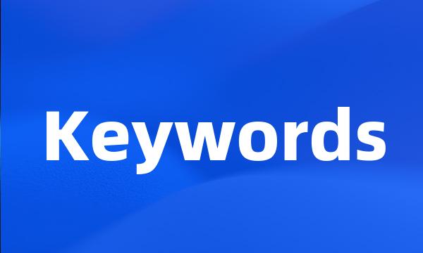 Keywords