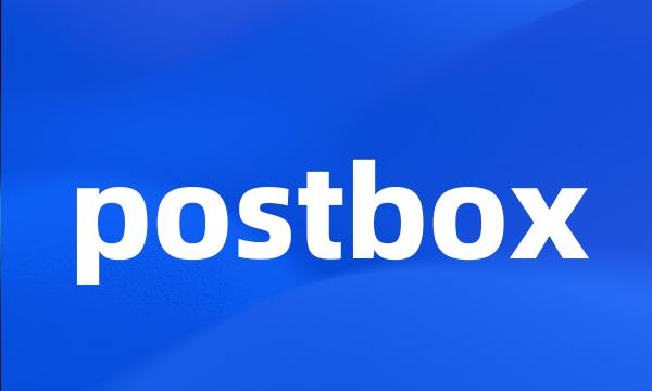 postbox