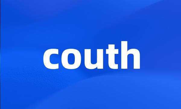 couth