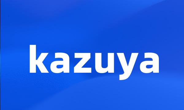 kazuya