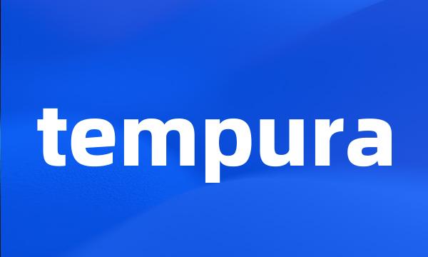 tempura