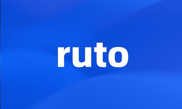 ruto