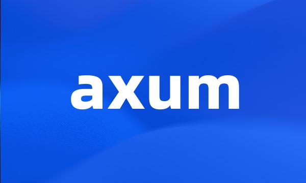 axum