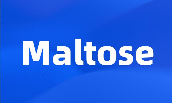 Maltose