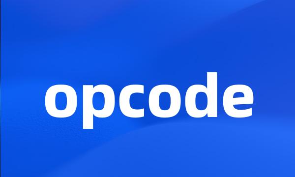 opcode