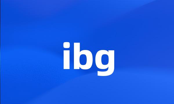 ibg