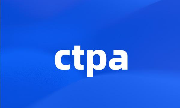 ctpa