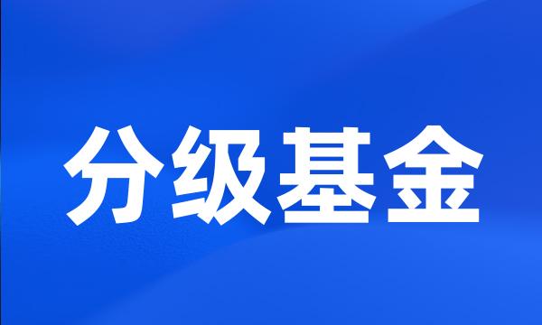 分级基金