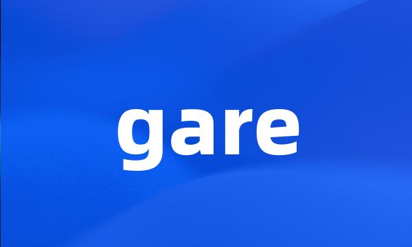 gare