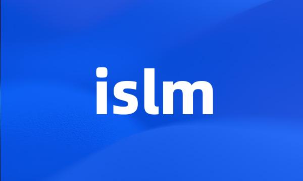 islm