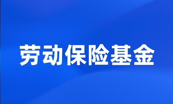 劳动保险基金