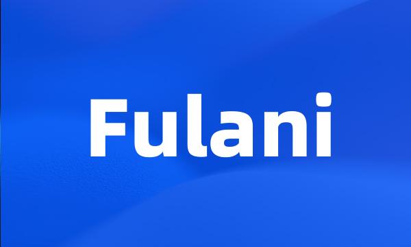 Fulani