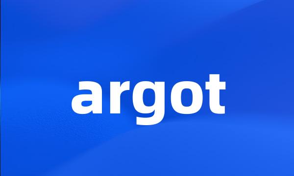 argot