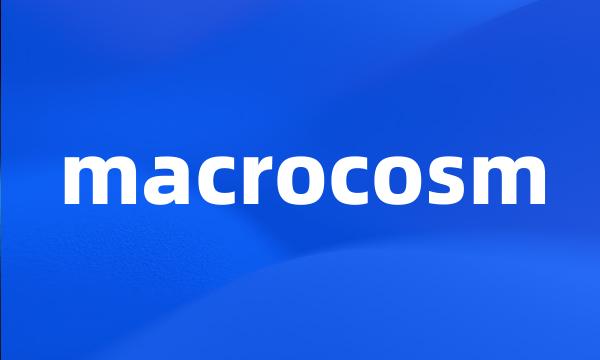 macrocosm