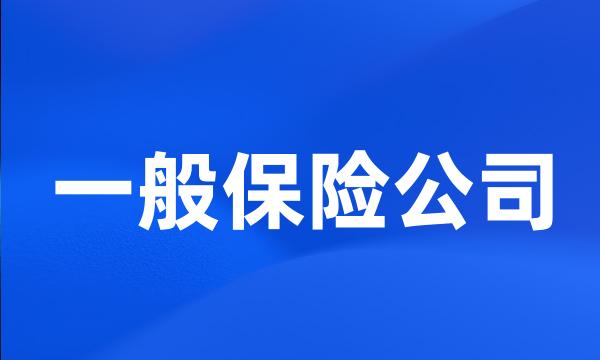 一般保险公司