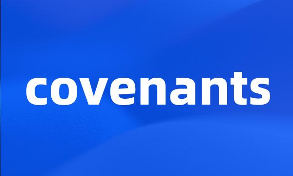 covenants