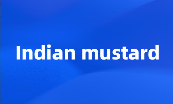 Indian mustard