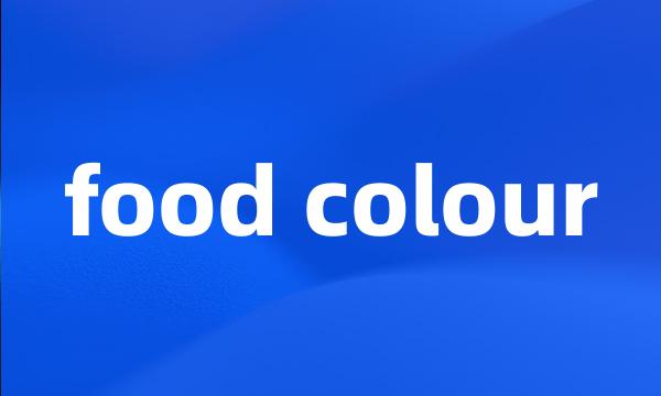 food colour