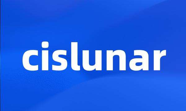 cislunar