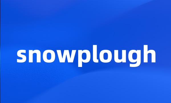 snowplough