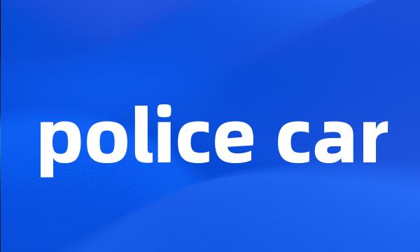 police car