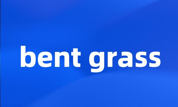 bent grass