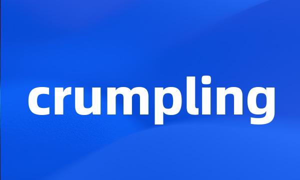 crumpling