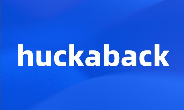 huckaback