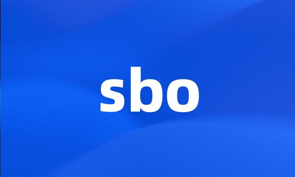 sbo