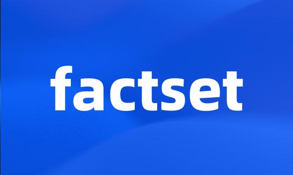 factset