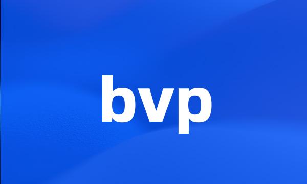 bvp