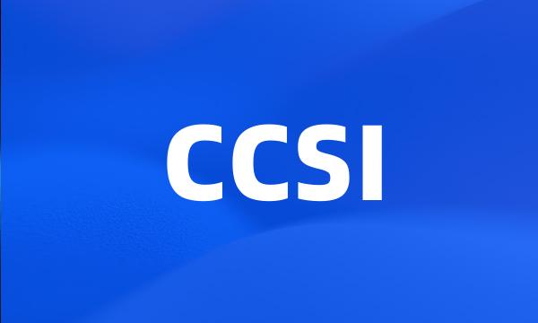 CCSI