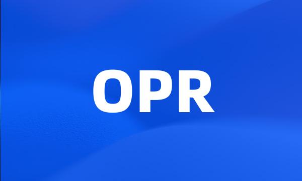 OPR