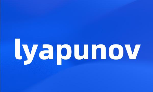 lyapunov