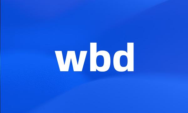 wbd