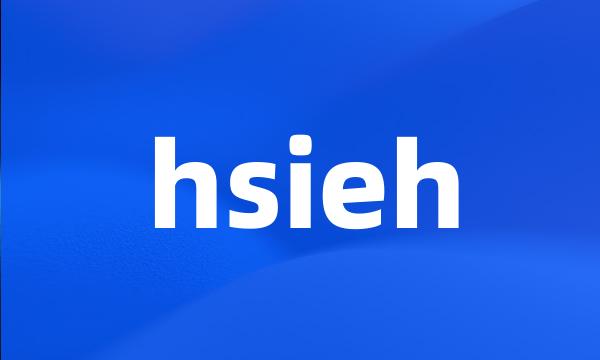 hsieh