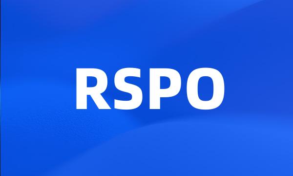 RSPO