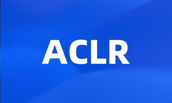 ACLR