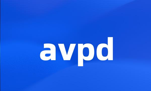 avpd