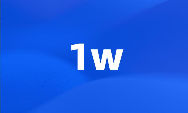 1w