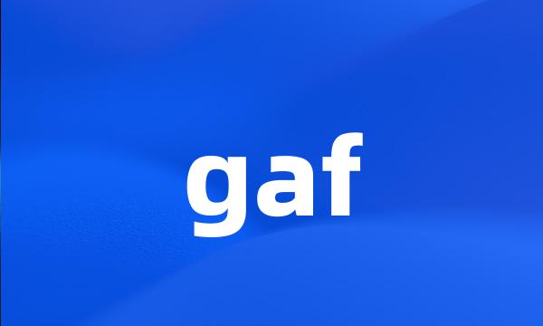 gaf