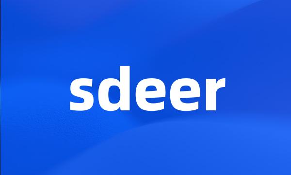 sdeer