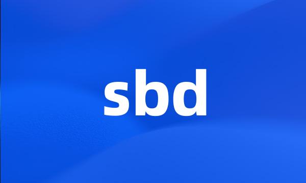 sbd