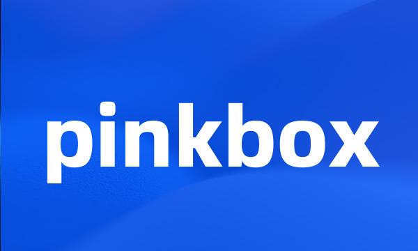 pinkbox