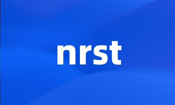 nrst