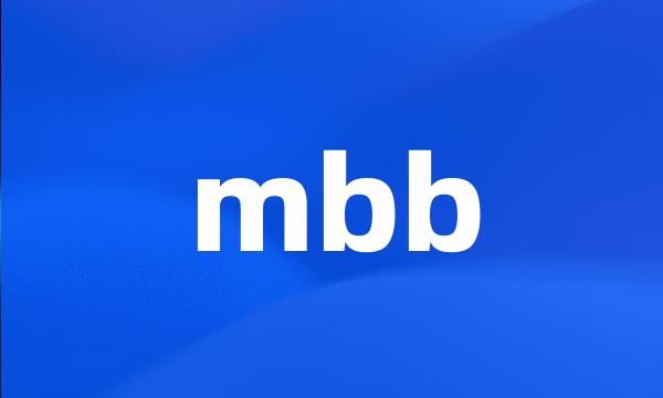 mbb