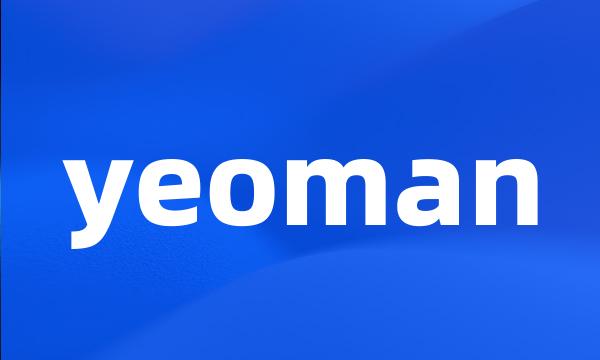 yeoman