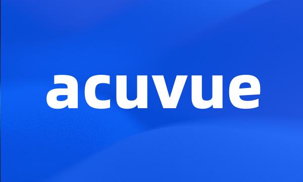 acuvue