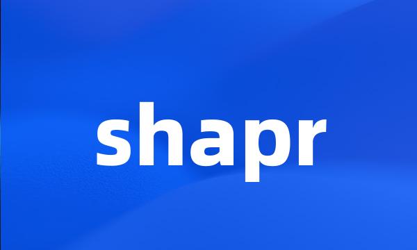 shapr